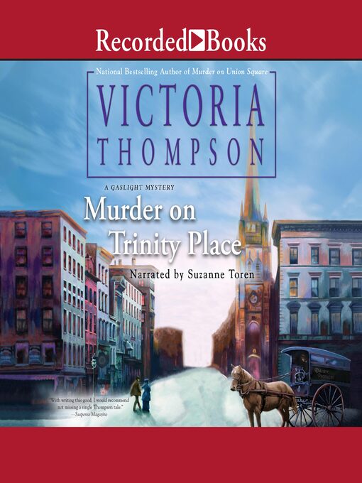 Title details for Murder on Trinity Place by Victoria Thompson - Wait list